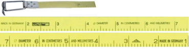 Durchmesserbandmaß - Glasfaser 16 mm / 5 m