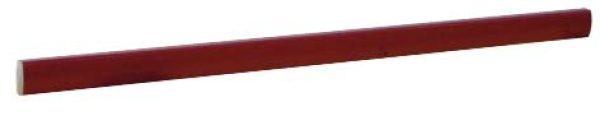 144 x Zimmermannsbleistift 24 cm lang rot lackiert