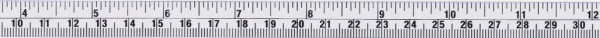 Skalenbandmaß mm+inch links/rechts 3m-120inch