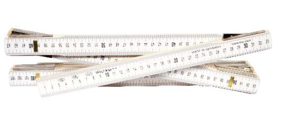 Nivelliergliedermaßstab - lange Glieder 2m (57,5 cm)